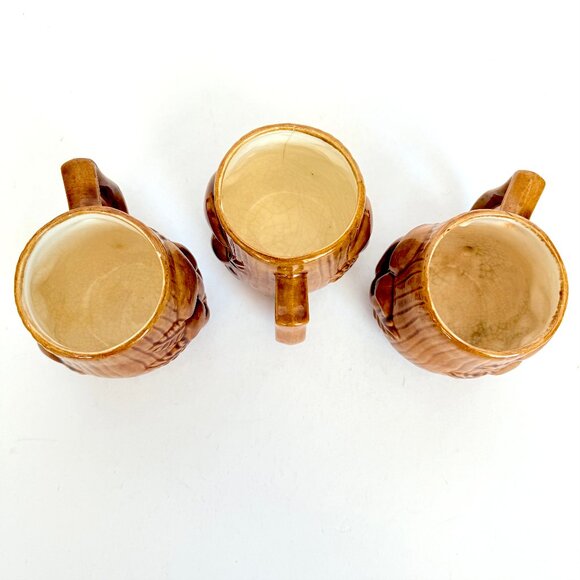 Vintage 70s Cottagecore Arnel's Merry Mushroom Ceramic Mug and Tray Snack Set - Picture 13 of 17